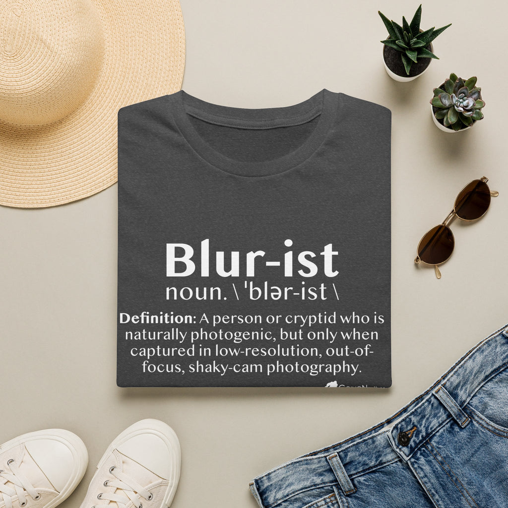 Bigfoot 'Blur-ist' Definition T-Shirt — Cute Sasquatch Photogenic Blur Tee