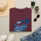 Bigfoot 'Squatchin' Ain't Easy' T-Shirt — Moonlit Winter Lake Sasquatch Tee