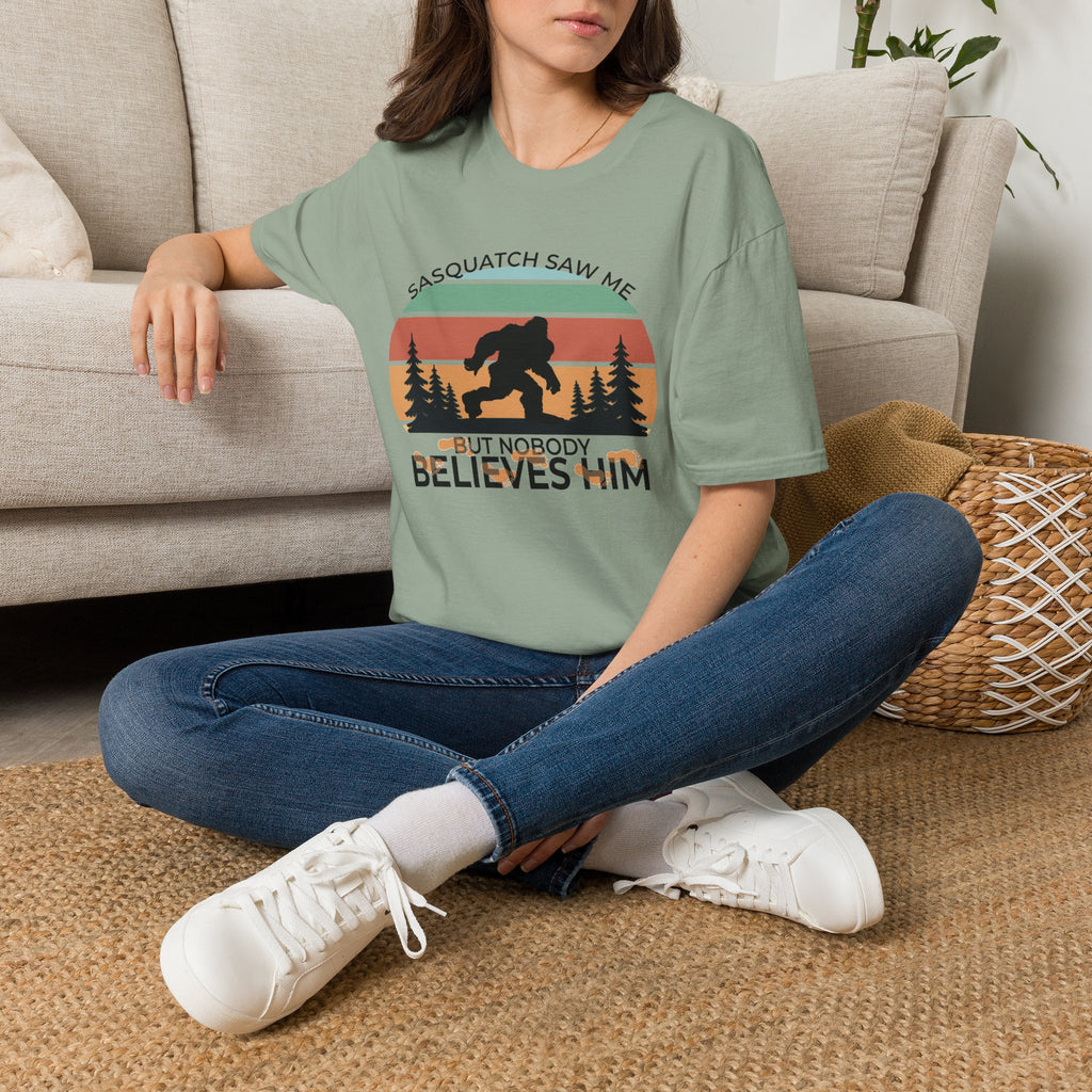Sasquatch Saw Me - But Nobody Believes Him T-Shirt