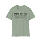 Intro-Forest Sasquatch Definition T-Shirt — Funny Bigfoot Introvert Tee