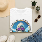 Bigfoot Hiking T-Shirt — "One More Mile To Go Today! - Then Playtime!"