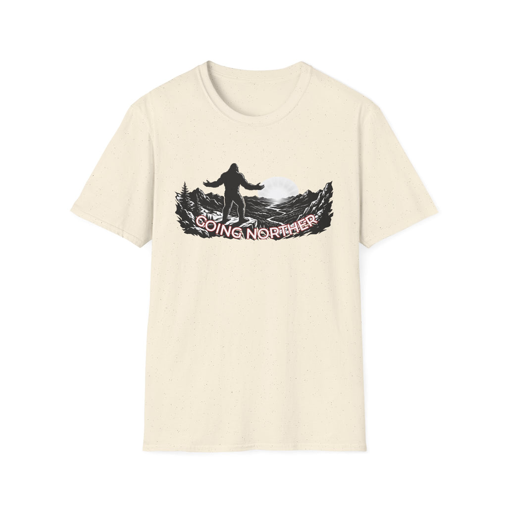 Going Norther Bigfoot Moonlit Mountain T-Shirt