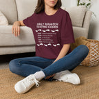 Daily Squatch Texting Codes T-Shirt — Funny Sasquatch Footprint Tee for Bigfoot Fans