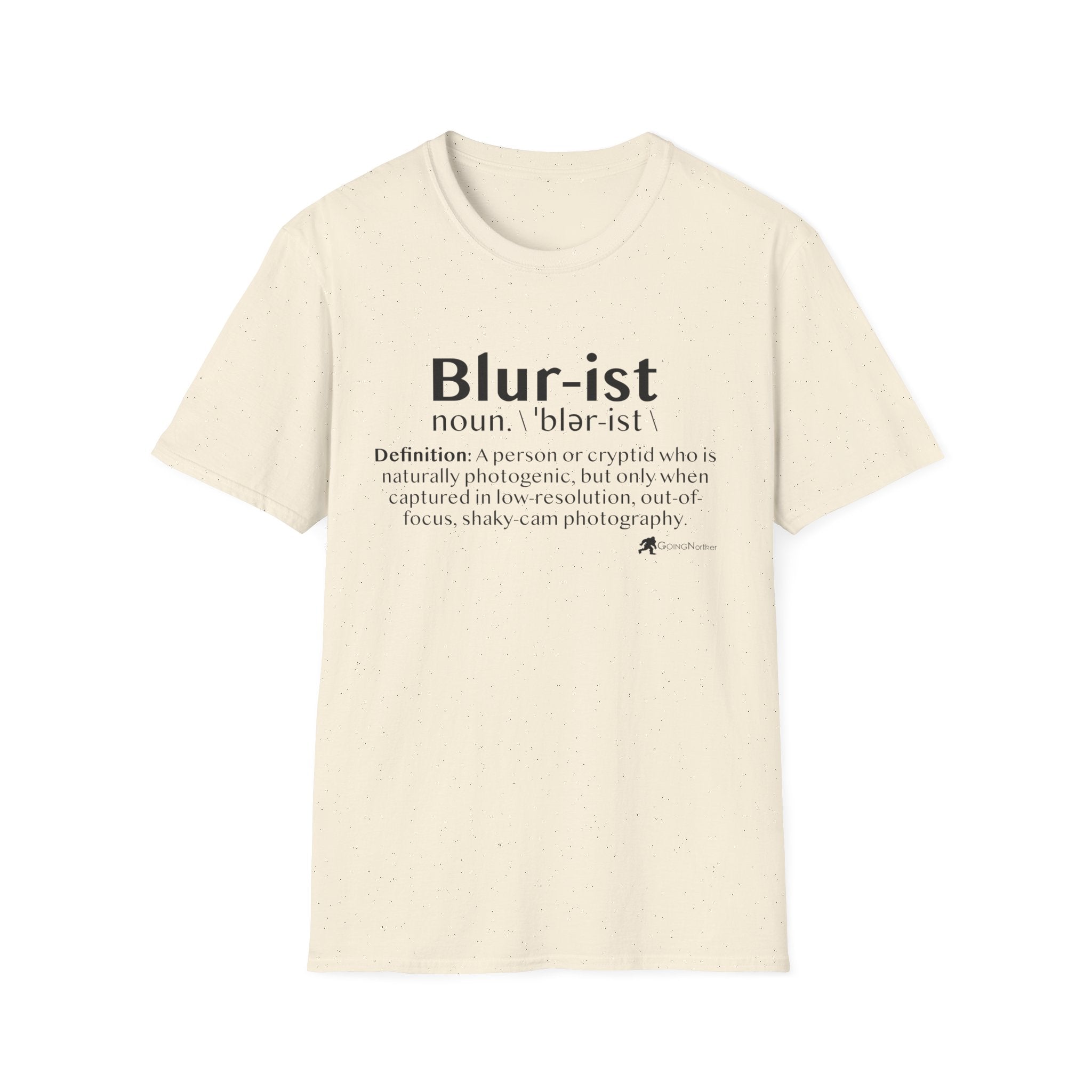 Bigfoot 'Blur-ist' Definition T-Shirt — Cute Sasquatch Photogenic Blur Tee