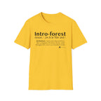 Intro-Forest Sasquatch Definition T-Shirt — Funny Bigfoot Introvert Tee