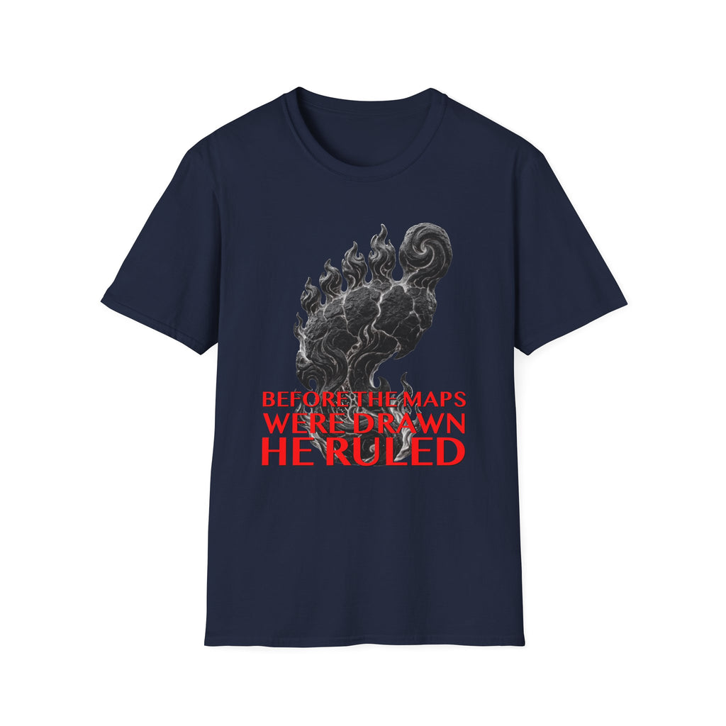 Mystical Sasquatch Footprint T-Shirt — "Before The Maps Were Drawn — HE RULED"