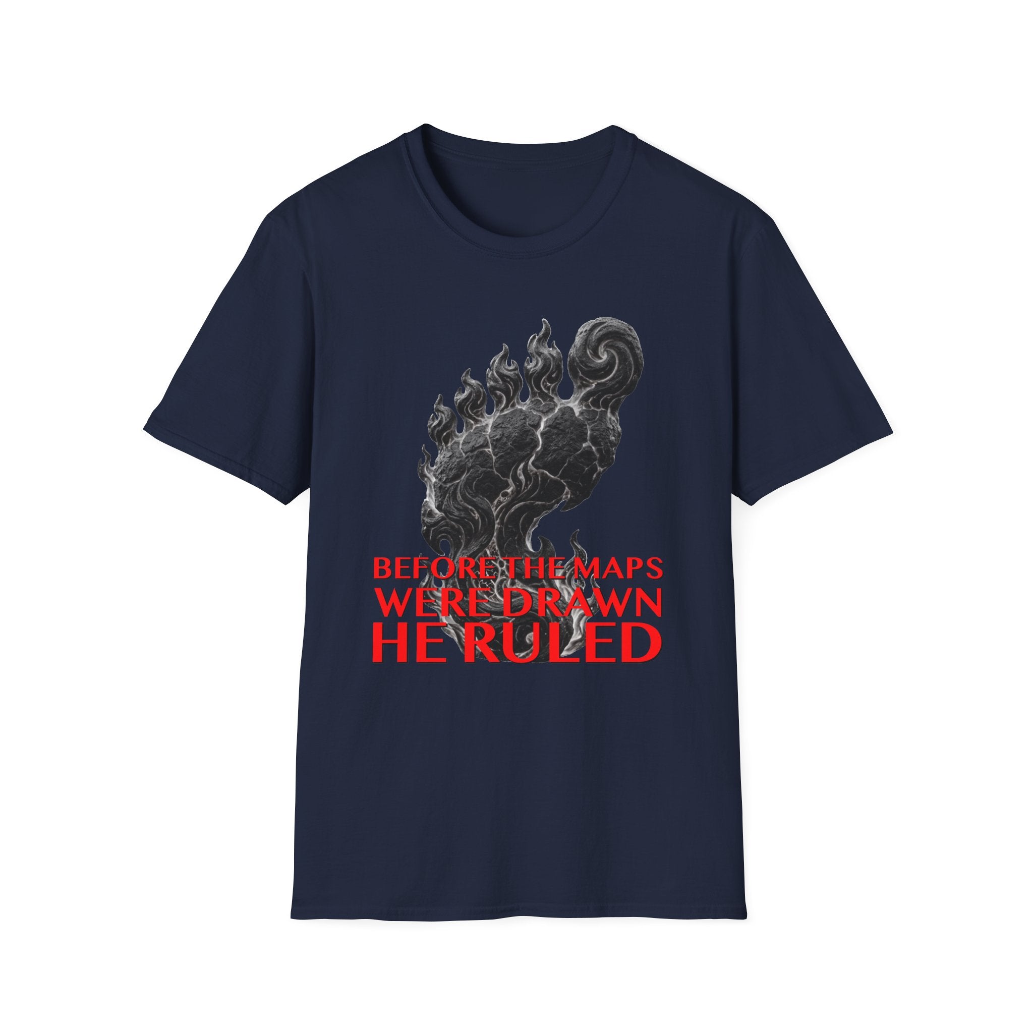 Mystical Sasquatch Footprint T-Shirt — "Before The Maps Were Drawn — HE RULED"