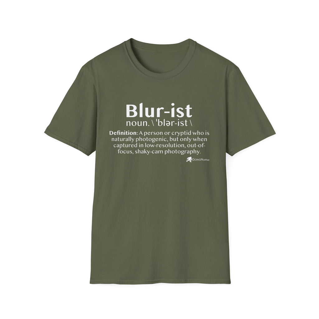 Bigfoot 'Blur-ist' Definition T-Shirt — Cute Sasquatch Photogenic Blur Tee