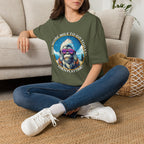 Bigfoot Hiking T-Shirt — "One More Mile To Go Today! - Then Playtime!"