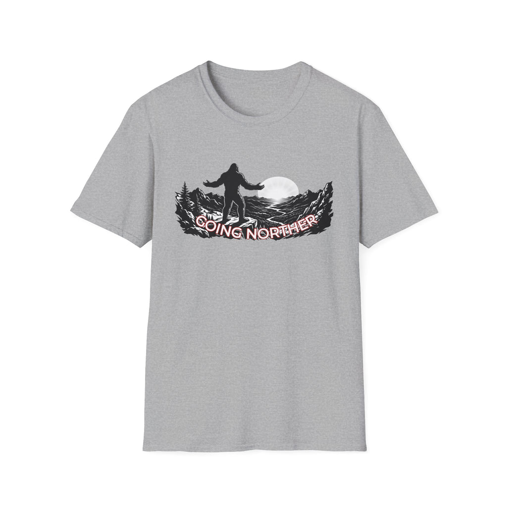 Going Norther Bigfoot Moonlit Mountain T-Shirt