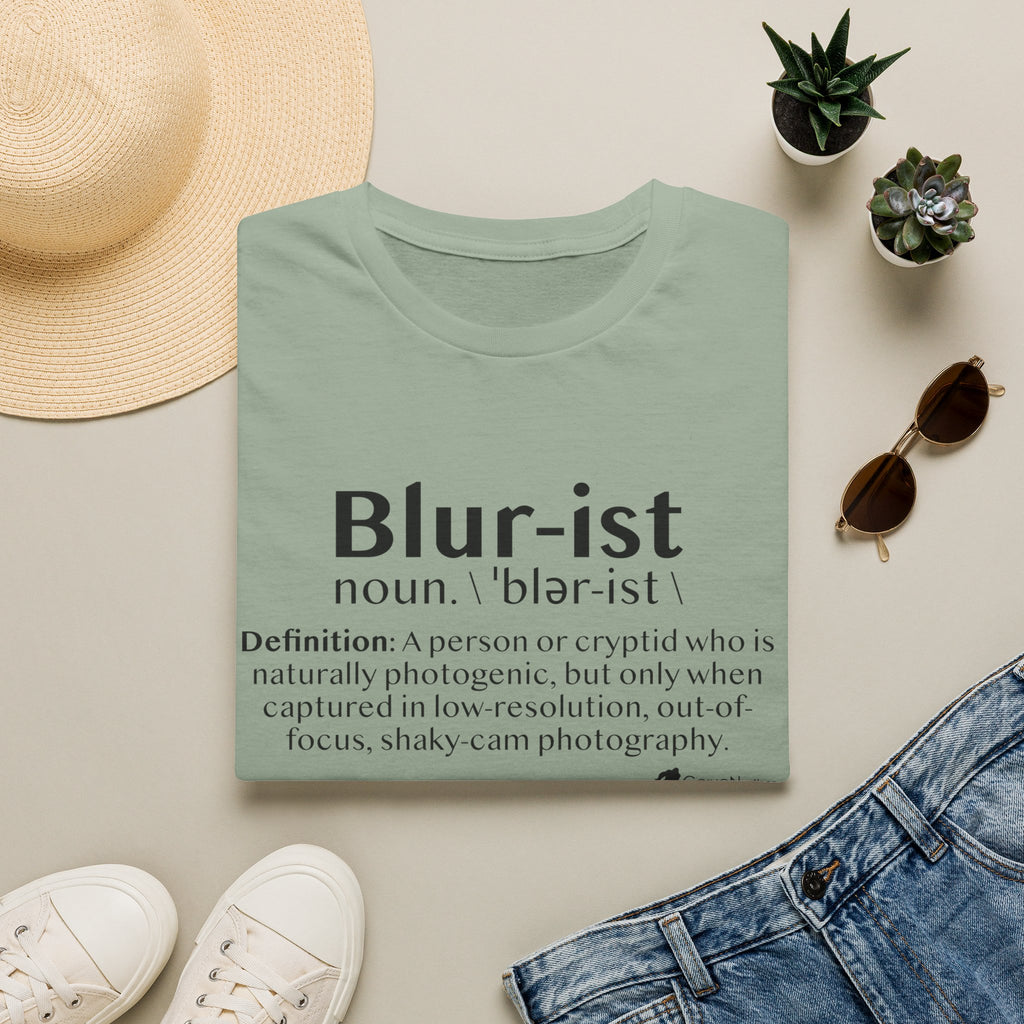 Bigfoot 'Blur-ist' Definition T-Shirt — Cute Sasquatch Photogenic Blur Tee