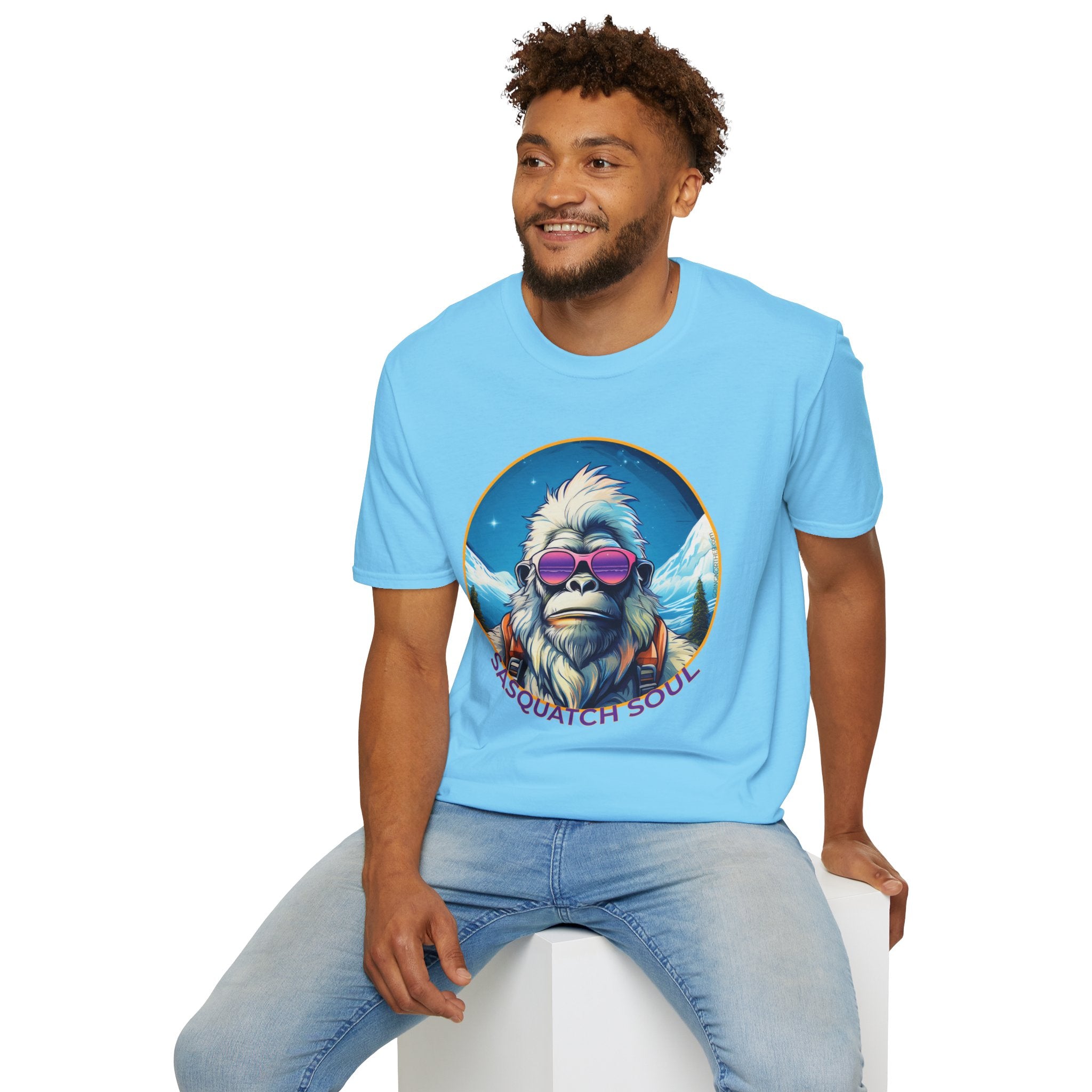 Going Norther - Bigfoot - Sasquatch Soul T-Shirt - Retro Design