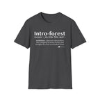 Intro-Forest Sasquatch Definition T-Shirt — Funny Bigfoot Introvert Tee