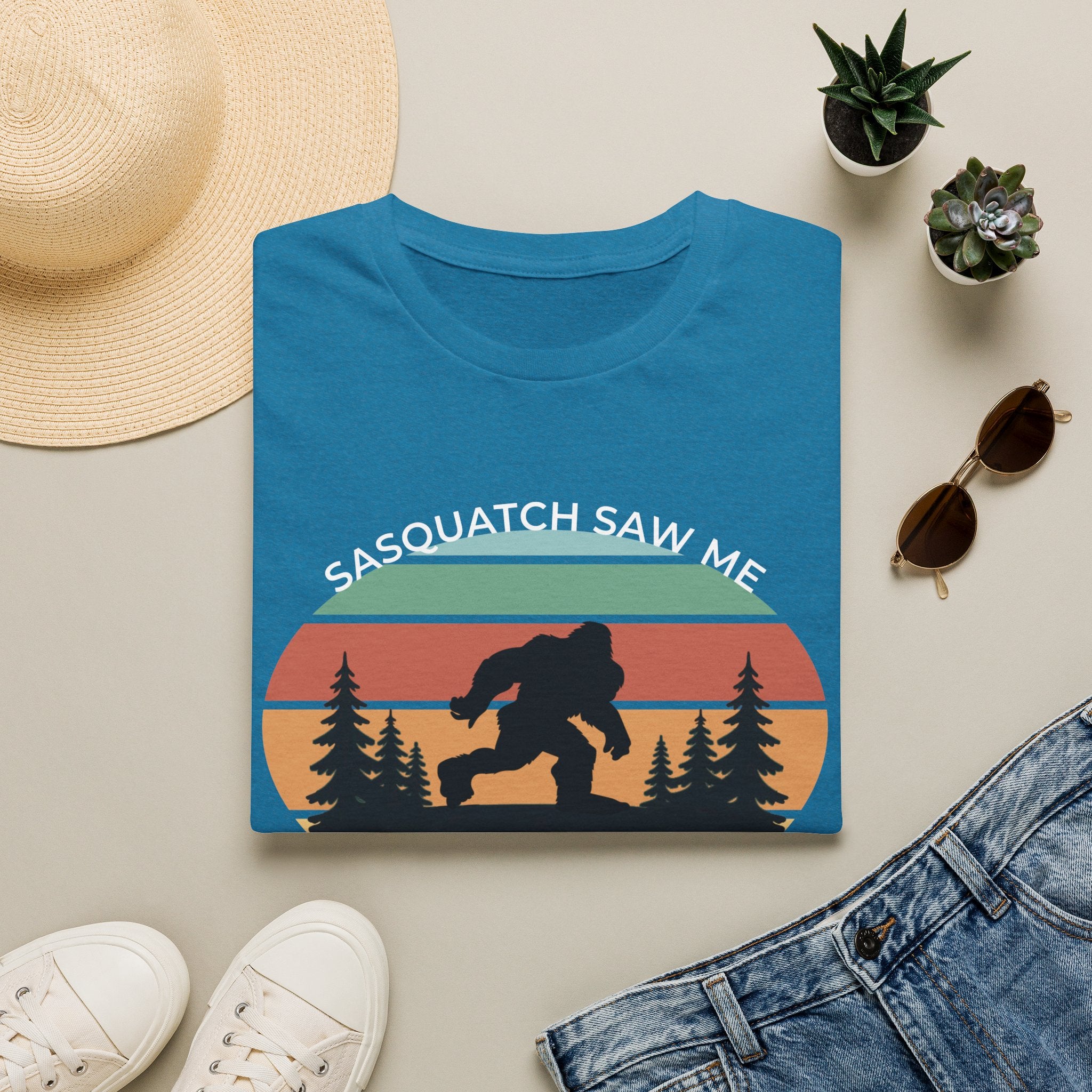 Sasquatch Saw Me - But Nobody Believes Him T-Shirt