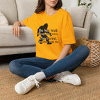 Bigfoot Quote T-Shirt — "I Do Not Walk Through The Forest; The Forest Breathes With Me"