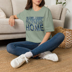 T-Shirt — "The Compass Doesn't Just Point North... It Pulls the Soul Home" Inspirational Tee