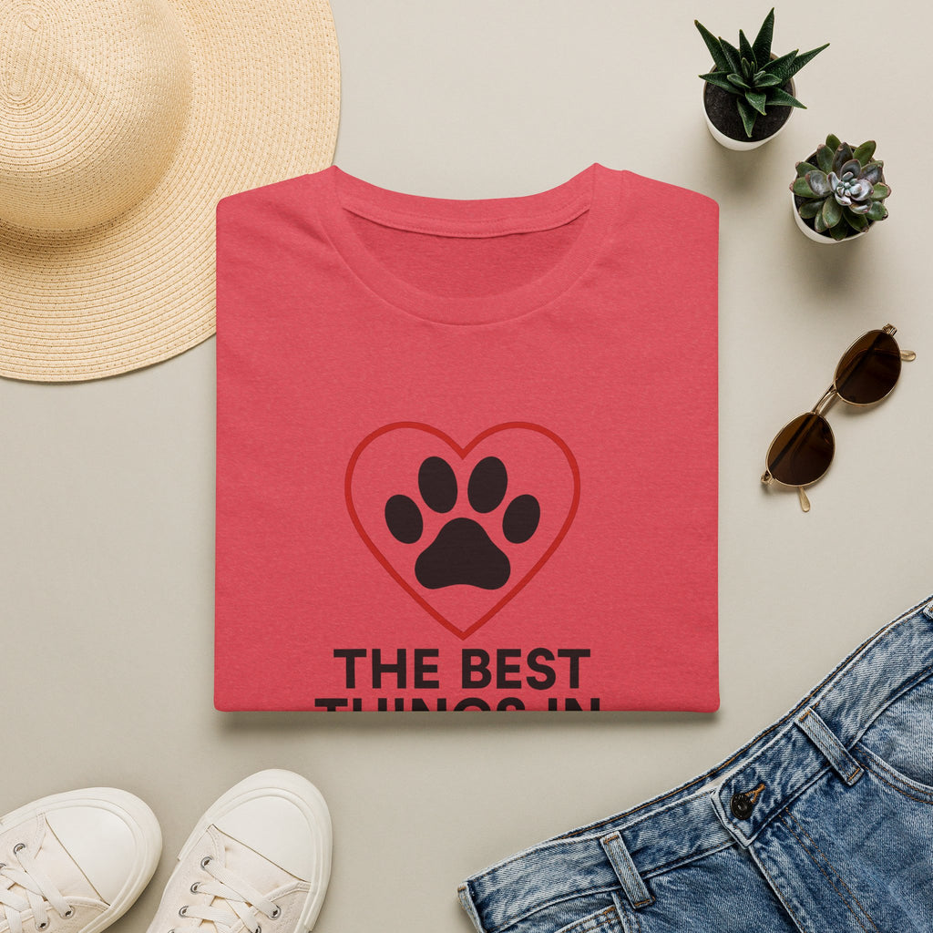 Red Heart Outline T-Shirt