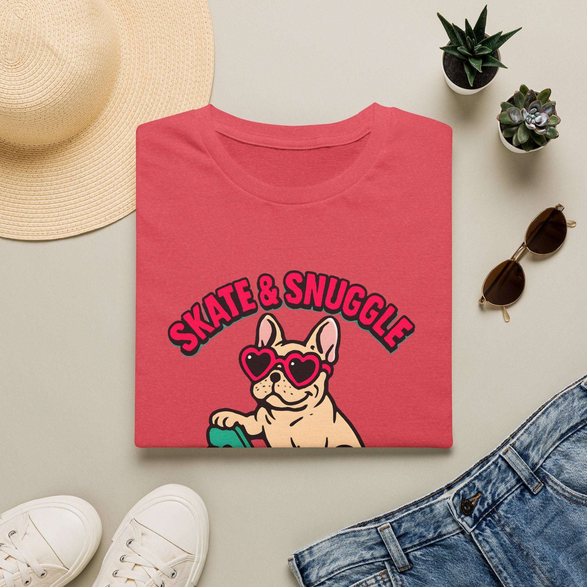 Skate and Snuggle Pup T-Shirt