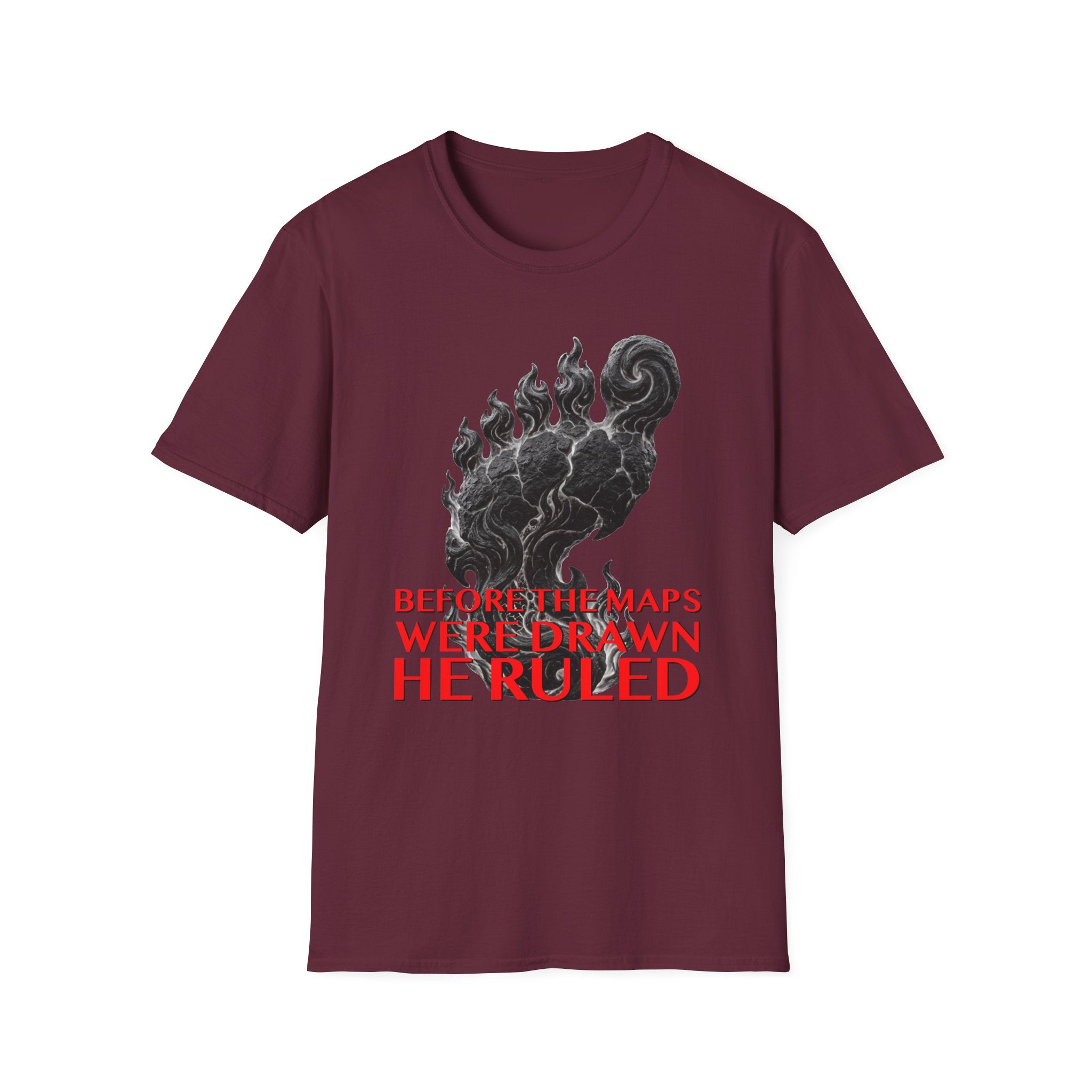 Mystical Sasquatch Footprint T-Shirt — "Before The Maps Were Drawn — HE RULED"