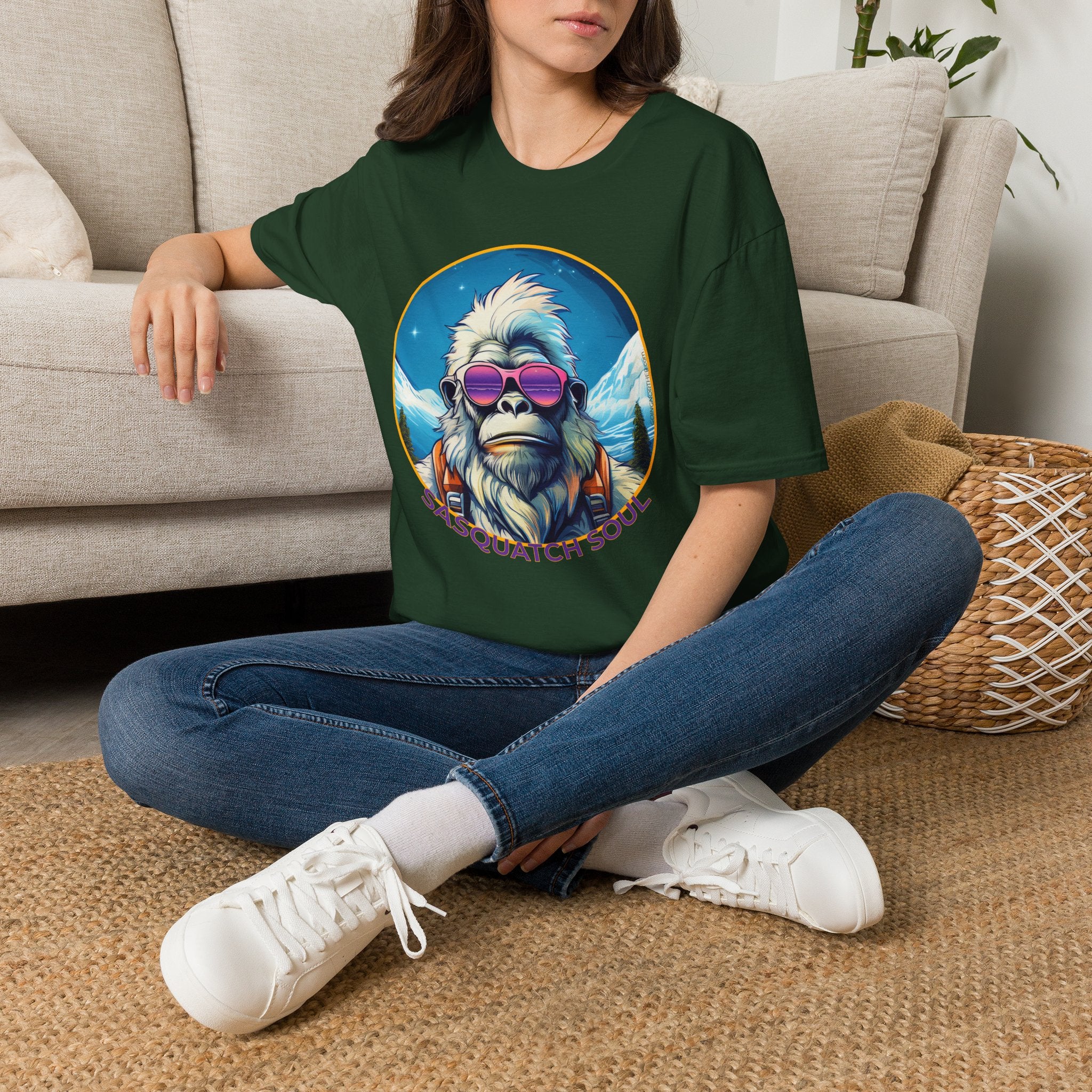 Going Norther - Bigfoot - Sasquatch Soul T-Shirt - Retro Design