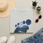 Bigfoot Footprint 'Believe!' Tee — Moonlit Northern Lake Graphic T-Shirt