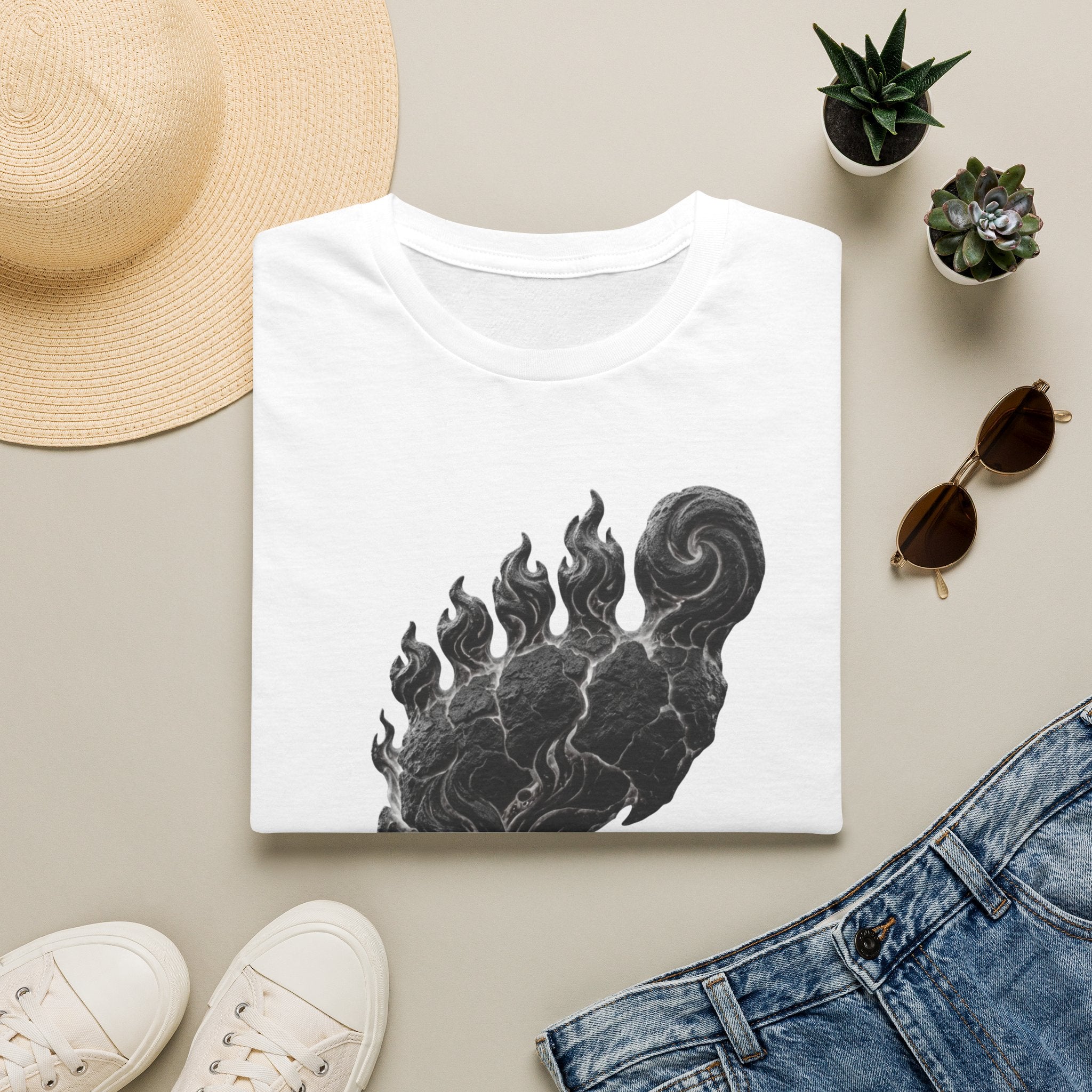 Mystical Sasquatch Footprint T-Shirt — "Before The Maps Were Drawn — HE RULED"
