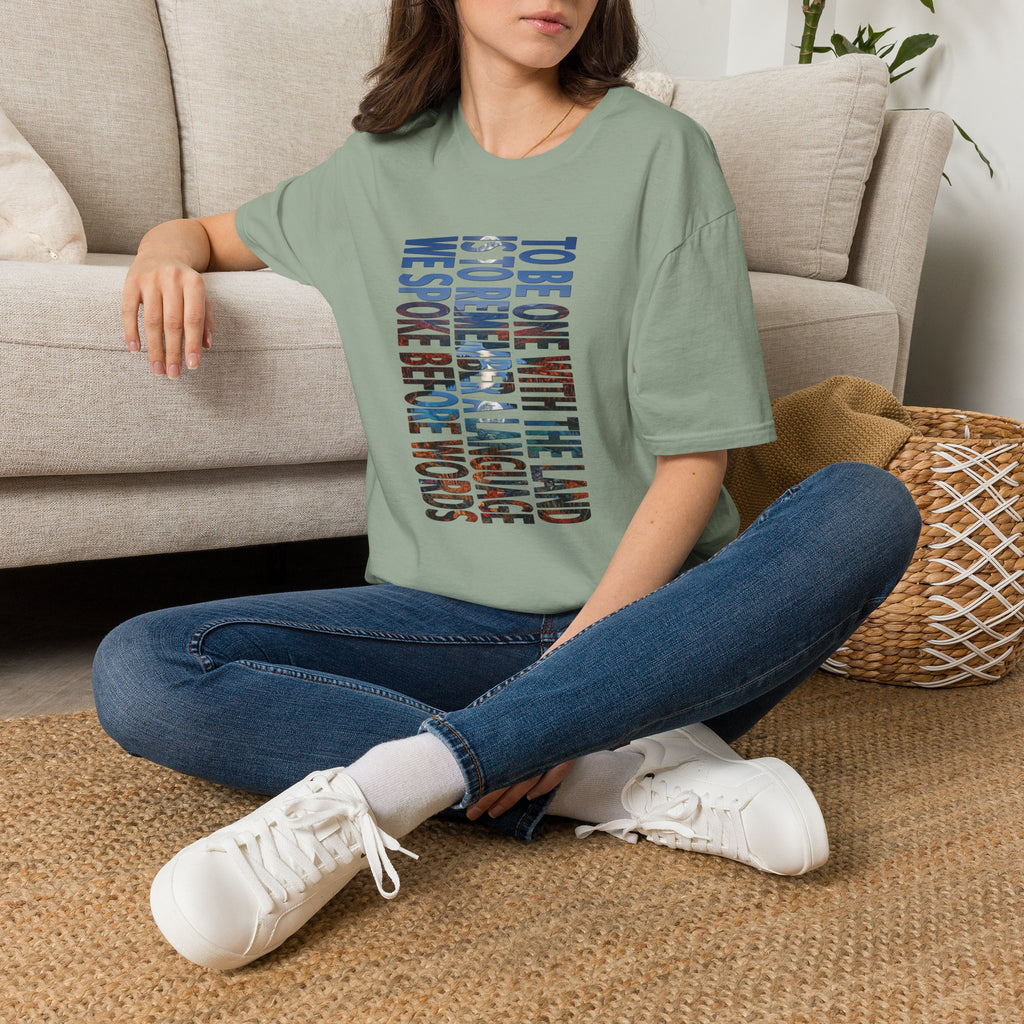 T-Shirt — "To Be One With The Land" Love Outdoors!