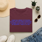 Funny Hiking T-Shirt - A Bad Day Outdoors vs. Bigfoot Tie