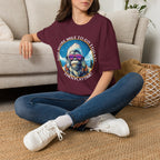 Bigfoot Hiking T-Shirt — "One More Mile To Go Today! - Then Playtime!"
