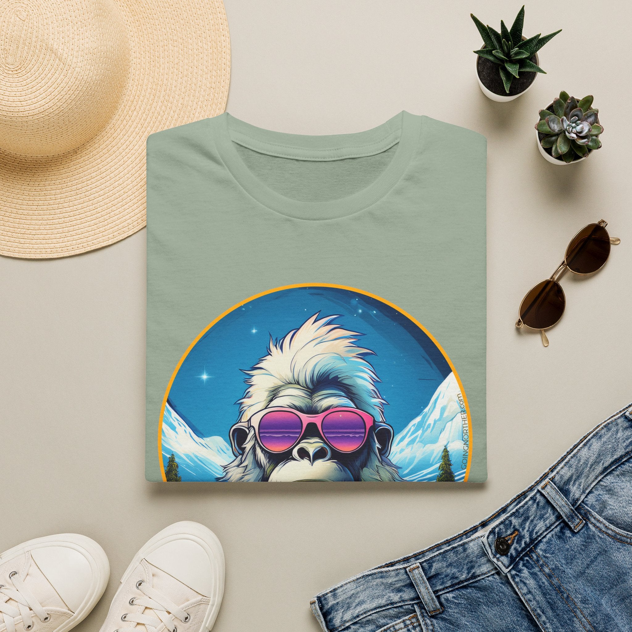 Going Norther - Bigfoot - Sasquatch Soul T-Shirt - Retro Design