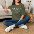 Big-foot-print T-Shirt — Funny Bigfoot Definition Tee