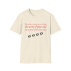 Pine & Pack Wolf Pack Tee — 'The northern wind carries two things' Paw Print Shirt
