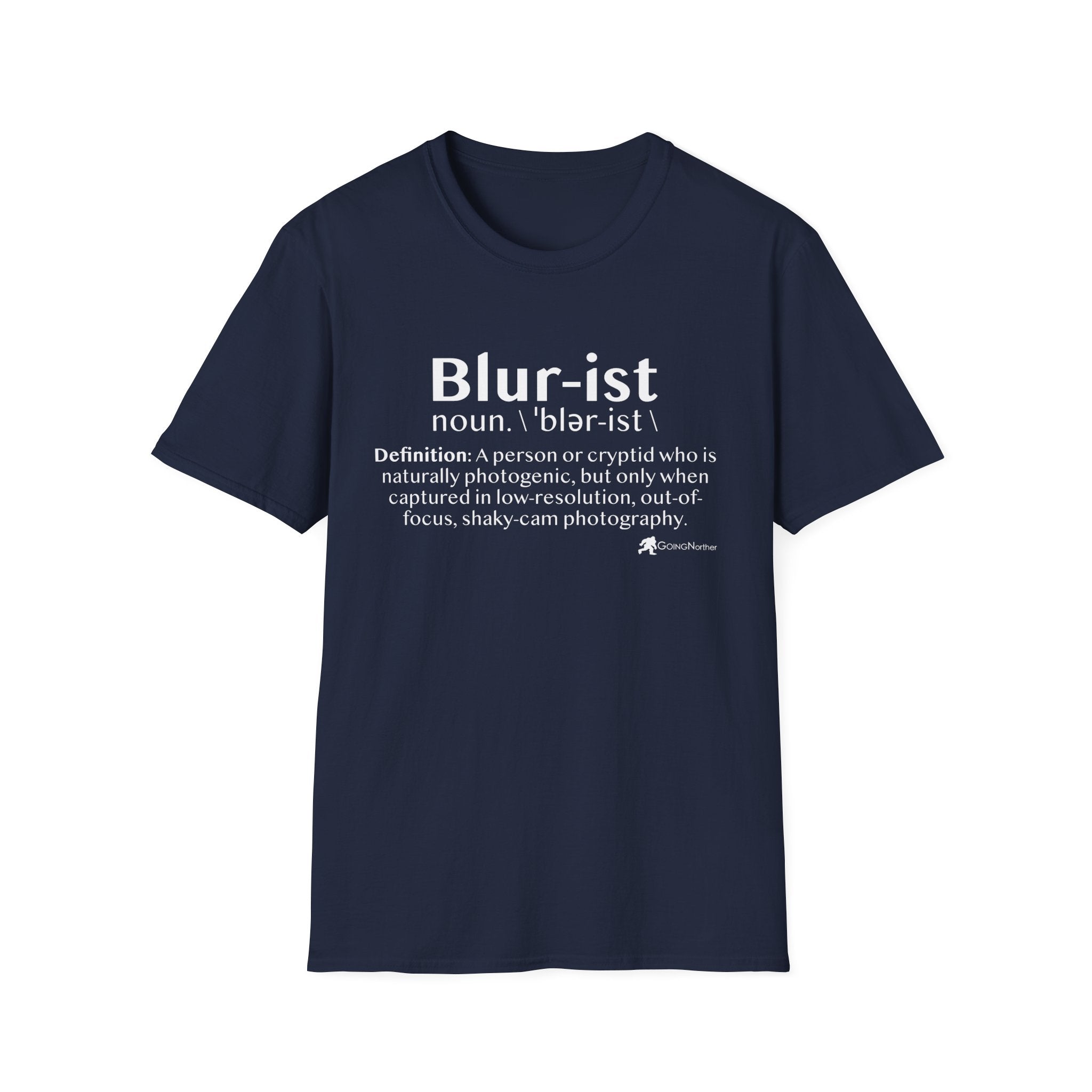 Bigfoot 'Blur-ist' Definition T-Shirt — Cute Sasquatch Photogenic Blur Tee