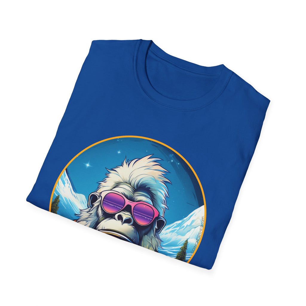 Going Norther - Bigfoot T-Shirt - Retro Styled Sasquatch