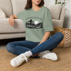 Bigfoot Outdoors Church T-Shirt — "My Church Has a Ceiling of Stars" Scenic Mountain Tee