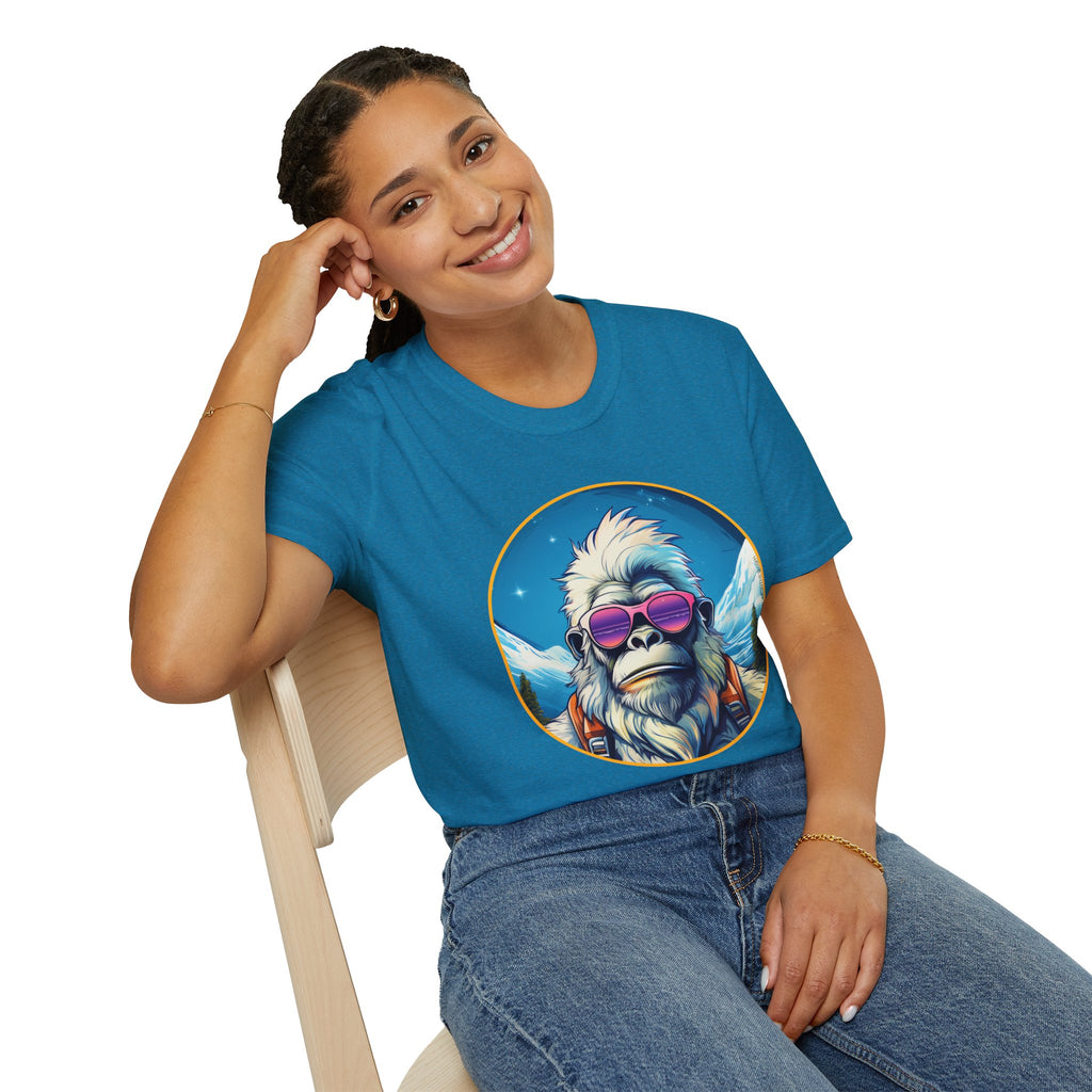 Going Norther - Bigfoot T-Shirt - Retro Styled Sasquatch