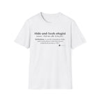Bigfoot "Hide-and-Seek-ologist" T-Shirt — Funny Sasquatch Definition Tee