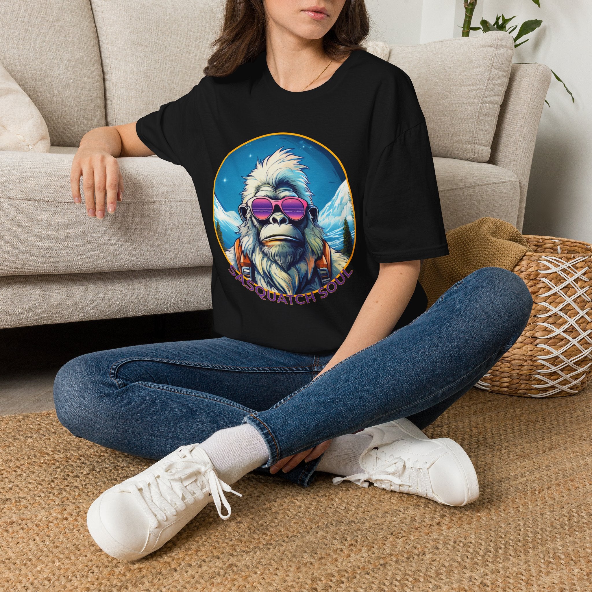Going Norther - Bigfoot - Sasquatch Soul T-Shirt - Retro Design