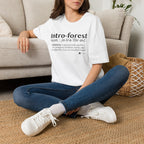 Intro-Forest Sasquatch Definition T-Shirt — Funny Bigfoot Introvert Tee