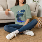 Bigfoot Footprint 'Believe!' Tee — Moonlit Northern Lake Graphic T-Shirt