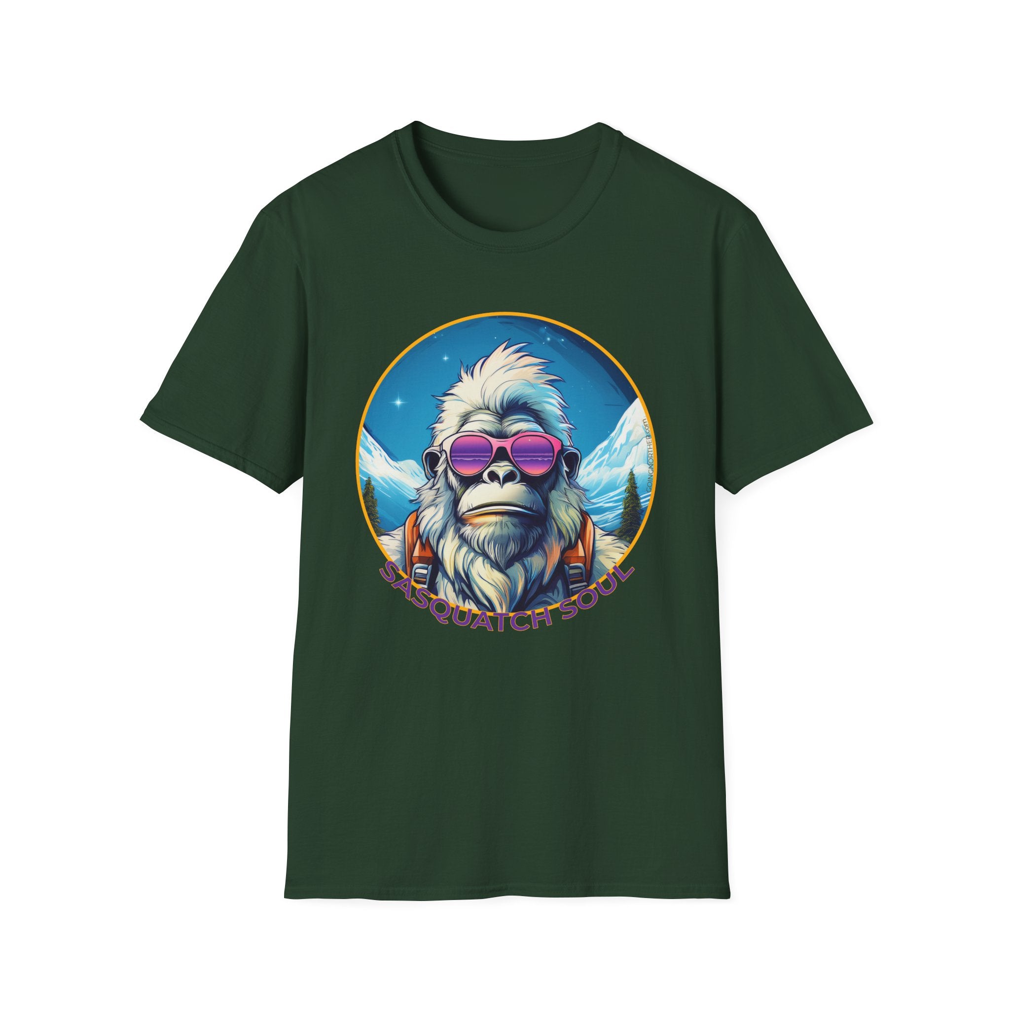 Going Norther - Bigfoot - Sasquatch Soul T-Shirt - Retro Design