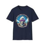 Bigfoot Hiking T-Shirt — "One More Mile To Go Today! - Then Playtime!"