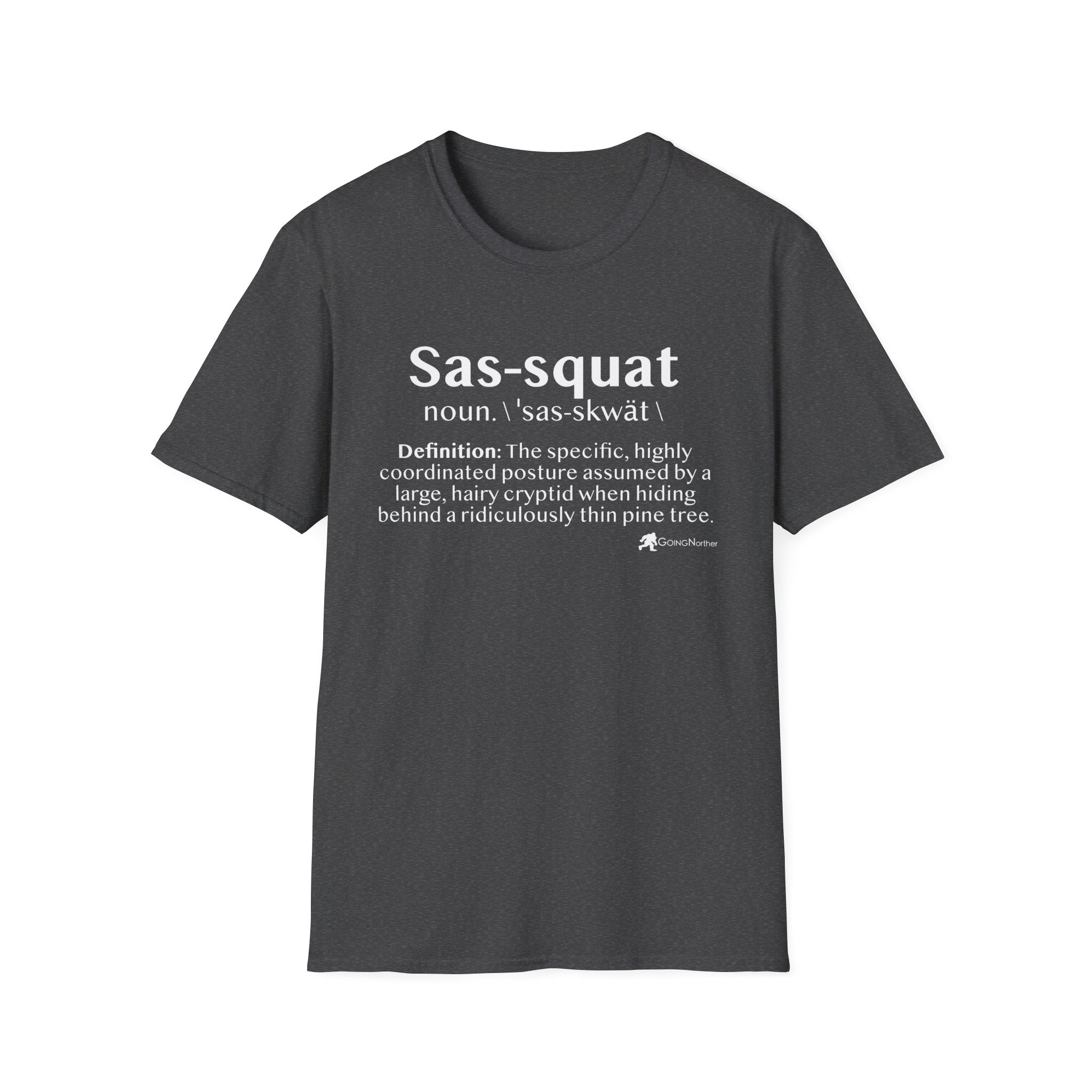 Sas‑Squat Definition T-Shirt — Funny Bigfoot Dictionary Tee