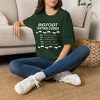 Bigfoot Texting Codes T-Shirt — Funny Sasquatch Emoji Trail Tee