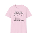 Cryptid Texting Codes T-Shirt — Funny Bigfoot/Nessie Sasquatch Meme Tee for Cryptid Fans