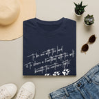 Wolf Paw Graphic T-Shirt — "To Be One with the Land" Script Tee