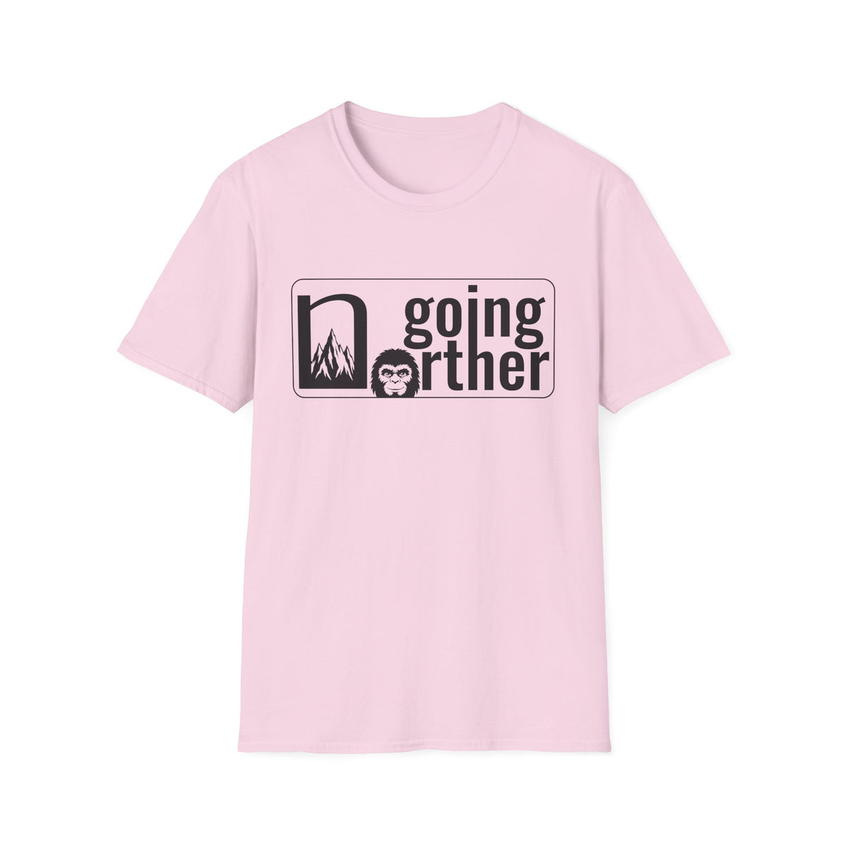 T-Shirt — "Going Norther" Mountain & Sasquatch Graphic Tee