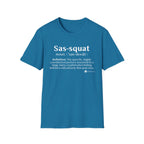 Sas‑Squat Definition T-Shirt — Funny Bigfoot Dictionary Tee