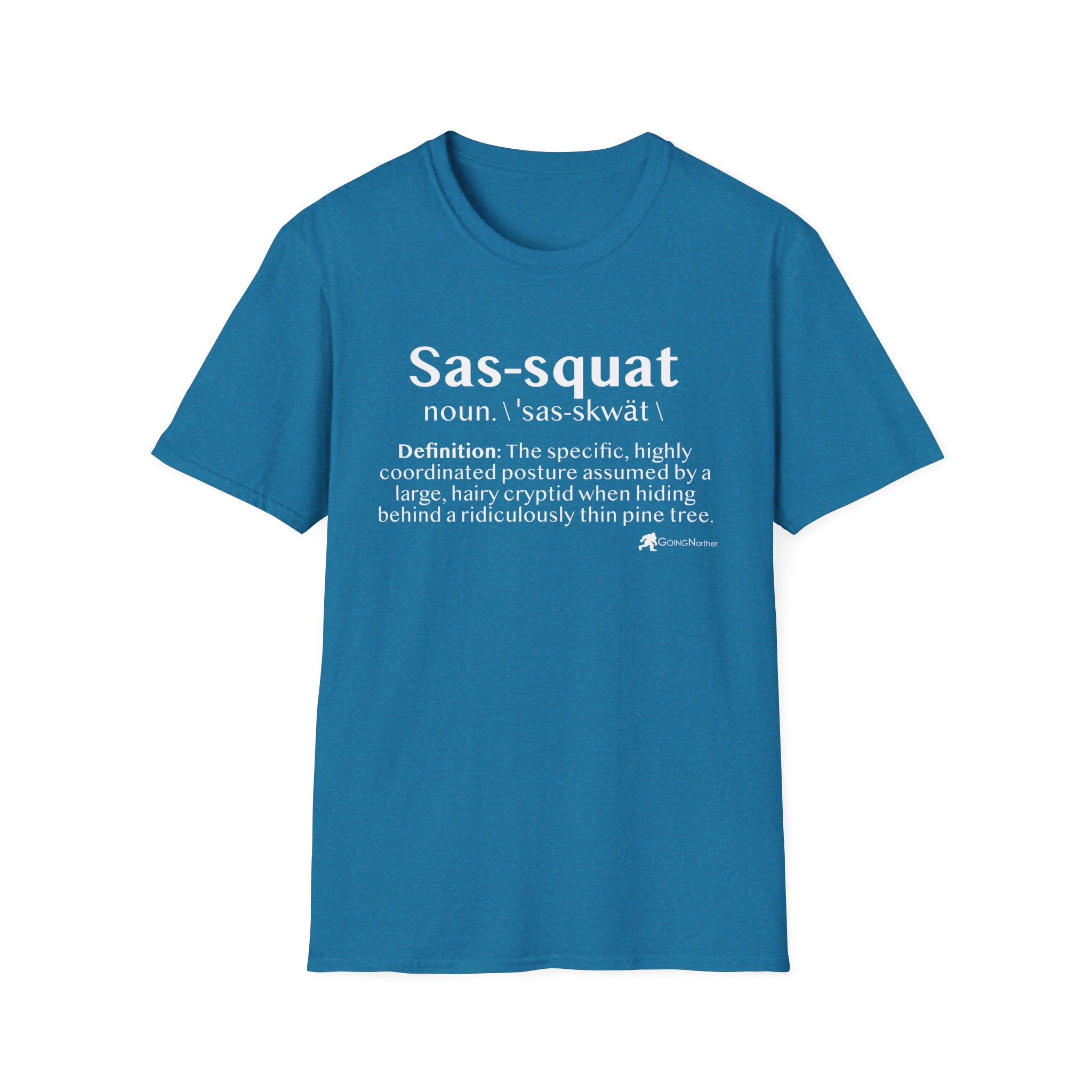 Sas‑Squat Definition T-Shirt — Funny Bigfoot Dictionary Tee