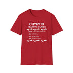 Cryptid Texting Codes T-Shirt — Funny Bigfoot/Nessie Sasquatch Meme Tee for Cryptid Fans
